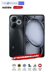 Itel - A80 - 3GB RAM - 128GB Storage - PTA Approved - 12 Months Warranty - Black - The Original Bro Mobiles - TOB25